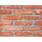 Kép 2/2 - Kisméretű prémium vörös szeletelt téglaburkolat