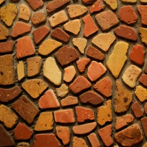 Felületkezelt egyedi dekor tégla mozaik Felületkezelt egyedi dekor tégla mozaik