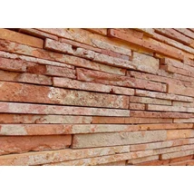 3D hasáb szeletelt, bontott téglaburkolat 3D hasáb szeletelt, bontott téglaburkolat