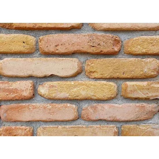 Prémium mediterrán szeletelt, nagyméretű, antikolt téglaburkolat
